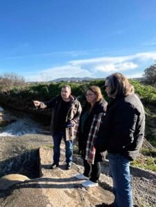 Επιτόπια αυτοψία μετά τα έντονα καιρικά φαινόμενα στην Ανατολική Αττική