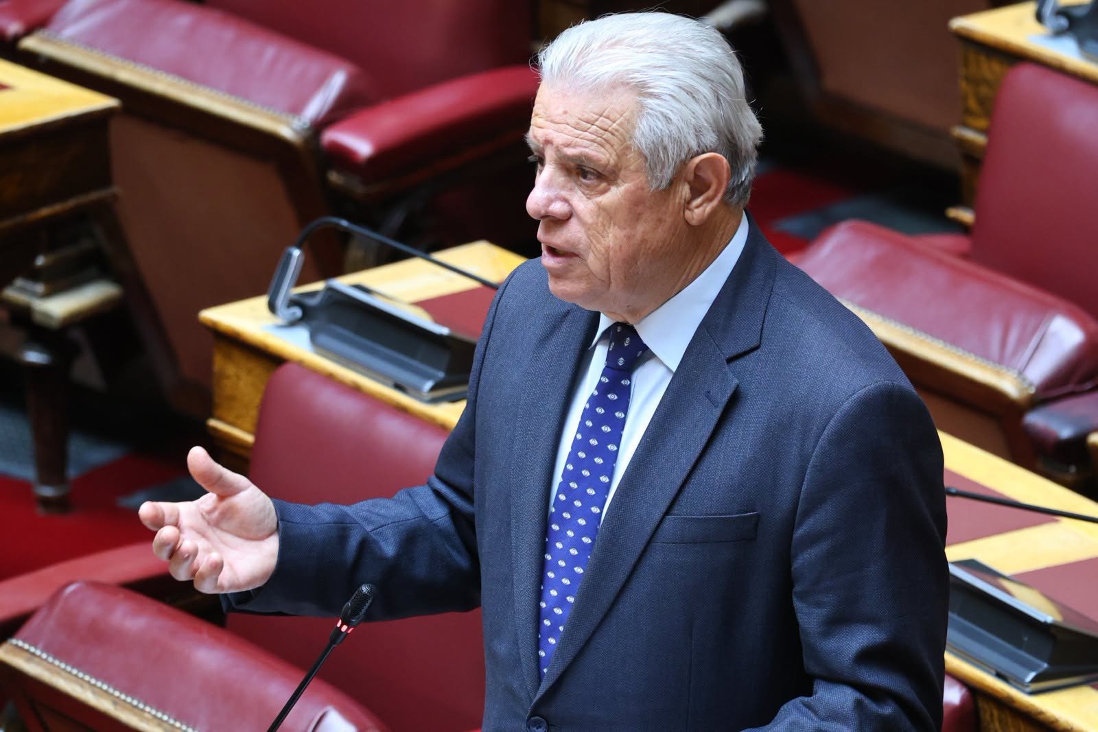 Γιώργος Βλάχος σε δημόσια δήλωση για το Μέγαρο Μαξίμου