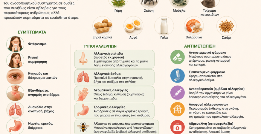 «Η άνοιξη φέρνει χρώματα και αρώματα, αλλά και αλλεργίες για χιλιάδες ανθρώπους.»